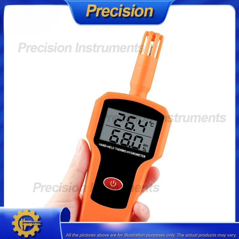 2026 High Precision Portable Hygrometer Thermometer Industrial Grade Digital Temperature Humidity Meter for Environmental