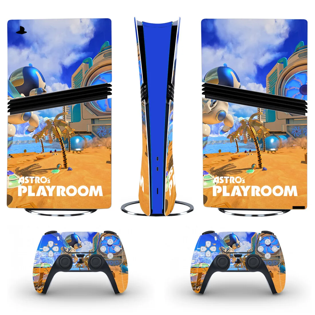 Astro's Playroom PS5 Pro pegatina de piel Digital Protector calcomanía cubierta para controlador de consola PS5 Pro pegatina de piel vinilo