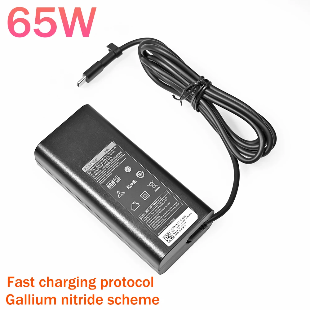 

20V 3.25A 65W USB Type-C AC Laptop Power Adapter Charger For Lenovo Thinkpad X1 Carbon Yoga X270 X280 T580 P51 P52s E480 E470 S2