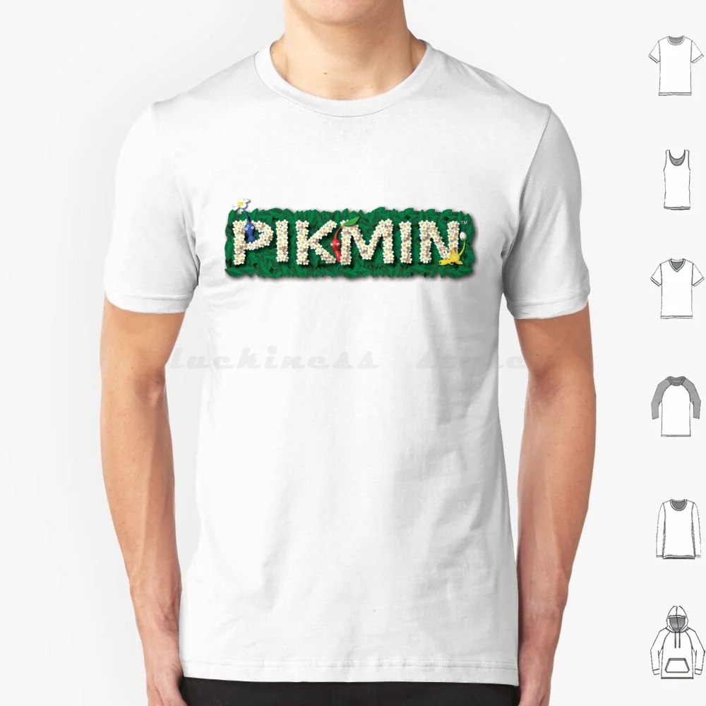 Pikmin Logo T Shirt Cotton Men Women Diy Print Pikmin Logo Gamecube