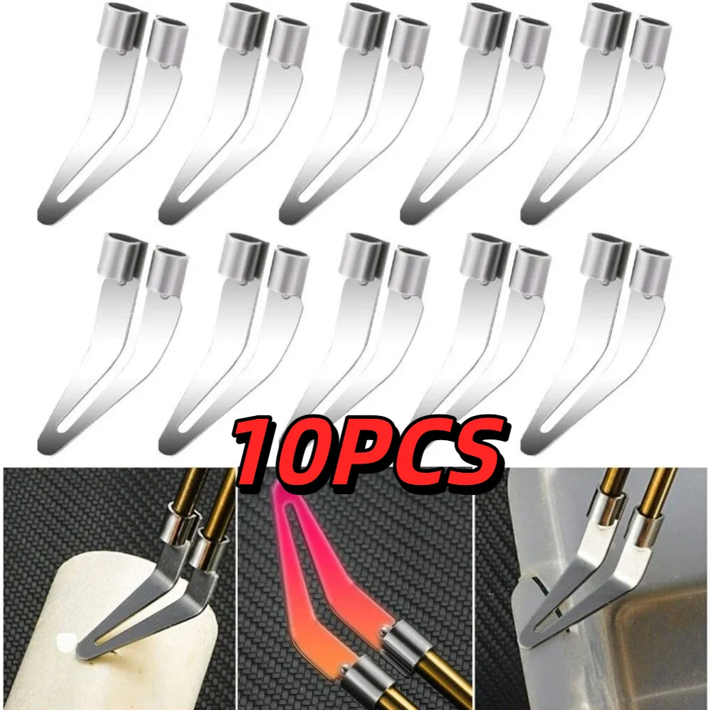 3/5/10pcs Welding Repair Smooth Head Soldering Repair Iron Smooth Head 45 Degree Elbow Design For A Variety Of Welding Tools