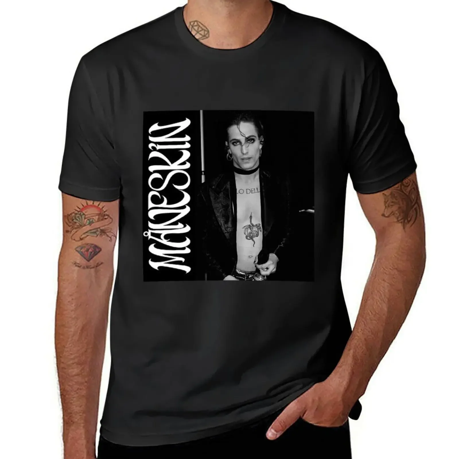 Damiano David Maneskin T-Shirt for a boy man t shirt vintage t shirts mens t shirts