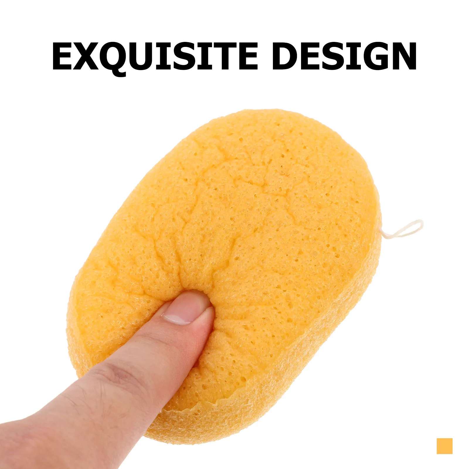 Esponja facial de barro volcánico, Material Pva duradero marrón, exfoliante suavemente, limpieza profunda, esponja facial, removedor de maquillaje, cuidado de la piel, 1 Uds.