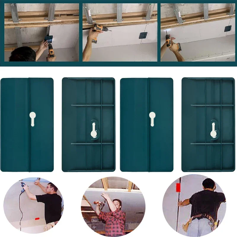 1/2/4 stücke Gipskarton Befestigungs Werkzeuge Trockenbau Fitting Unterstützt Bord Decke Schreiner Werkzeug Decke Positionierung Platte Montage Werkzeug