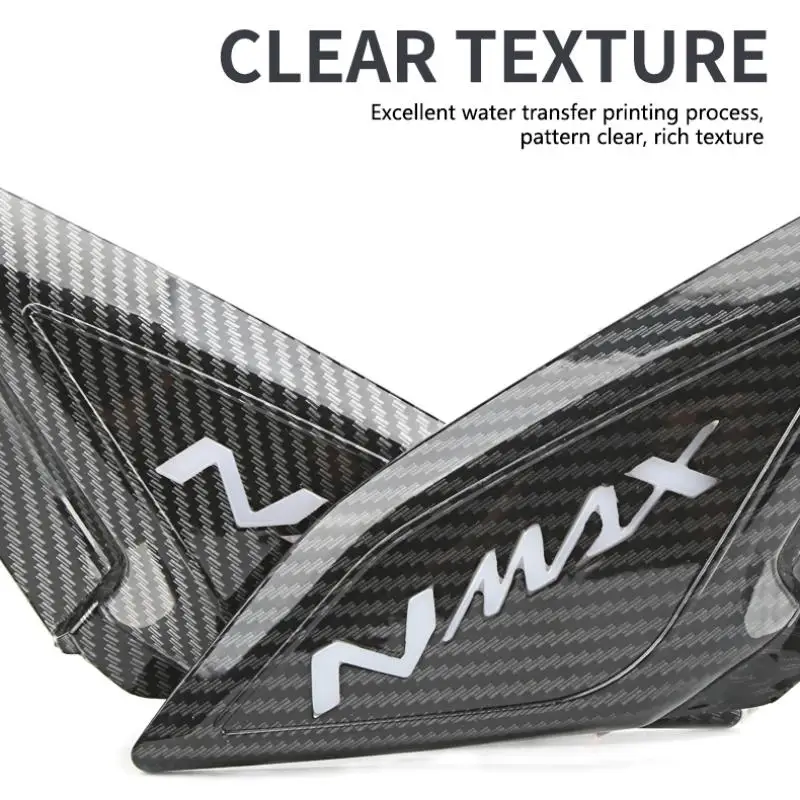 Fit for NMAX NMAX155 Carbon Fiber Side Cover Guard Motorcycles Fairing Decoration Part 12V Universal Accessories