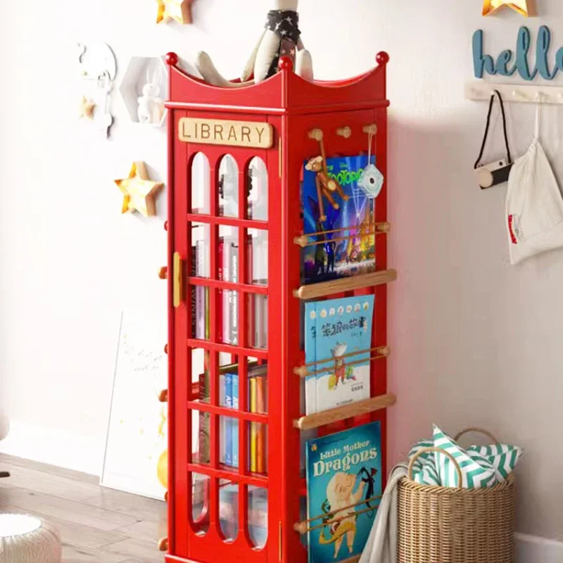 

Bookcase Living Room Floor Storage Rack Home Creative Reading Area Picture Book Rack1
