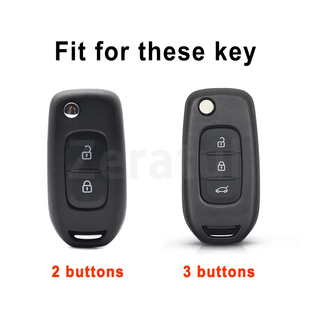 Gun Grey TPU Shell Fob Car Key Case Cover for Renault Clio 5 Arkana Protector Key Kadjar Captur Megane Sandero Stepway Logan