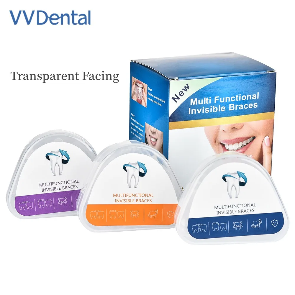 

VV Dental Transparent Braces for Correction Tooth Night Wear PreventionTooth Orthodontics Adult Tooth Shape Maintenance Tools