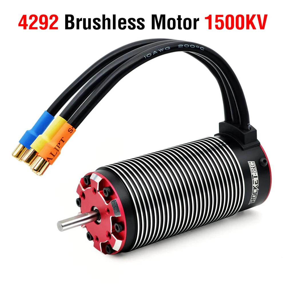 Surpass Hobby Rocket-RC Supersonic Waterproof Brushless Motor 4268 4274 4282 4292 for 1/8 1/7 RC Car Traxxas Wltoys HSP Motor image 3