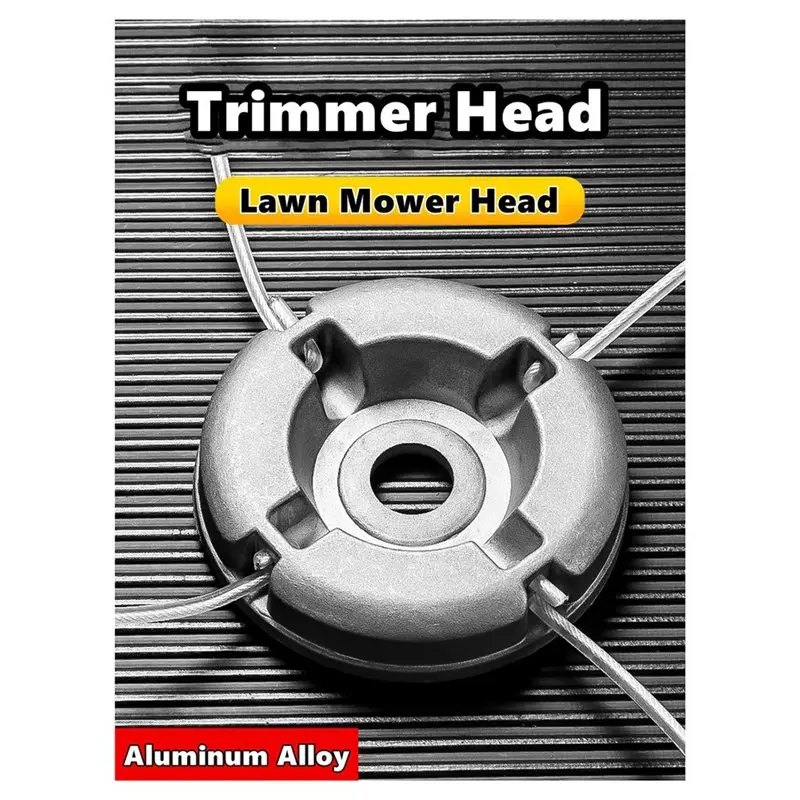 AB13-Replacement Lawn Mower Trimmer Head Universal Aluminum Nylon Steel Line For Brush Cutter Grass Trimming