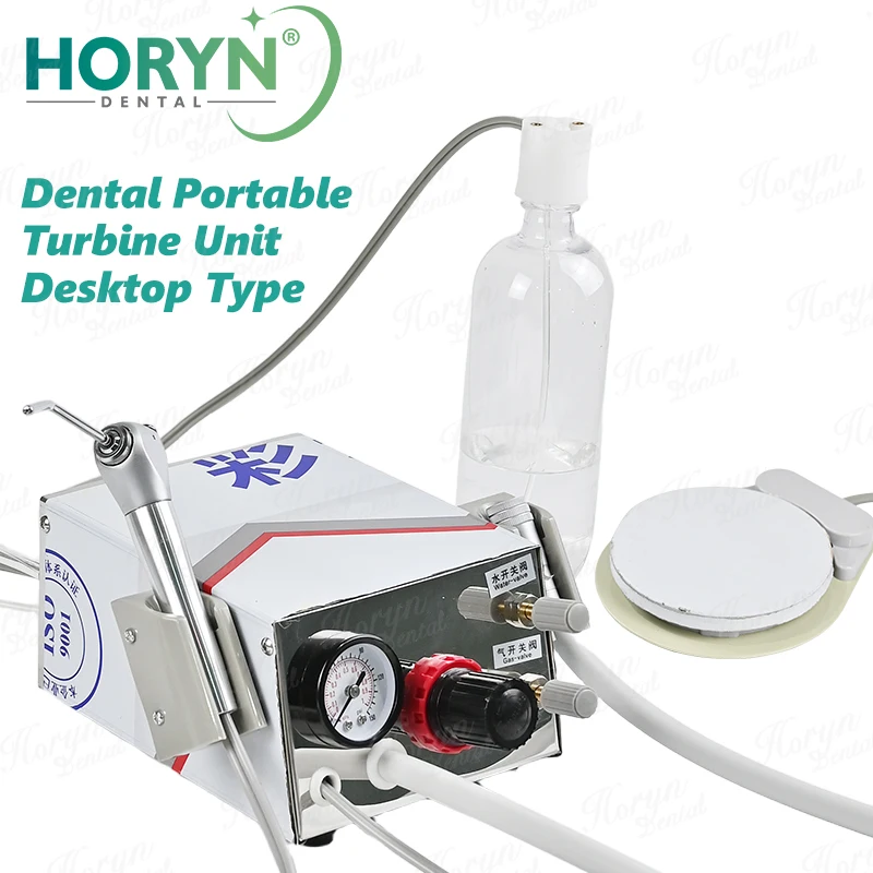 

2/4 Holes Dental Portable Turbine Unit Air Water Syringe Connection With Air Compressor Laboratory Equipment for Dentist