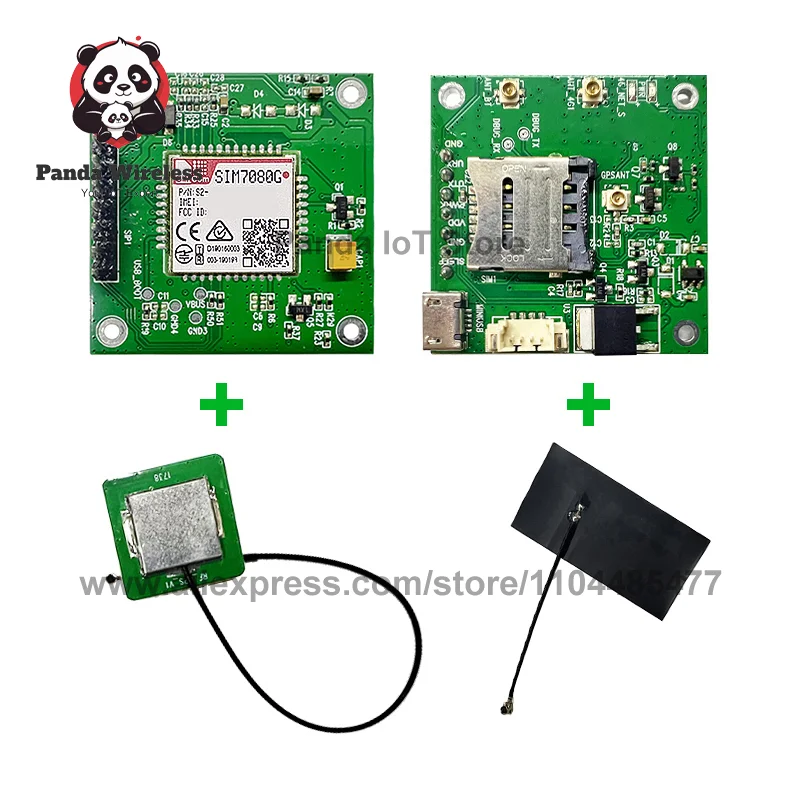

SIMcom SIM7080G Основная плата разработки Многодиапазонный модуль CAT-M NB-IoT SMT для дозирования, отслеживания активов, удаленного мониторинга E-health