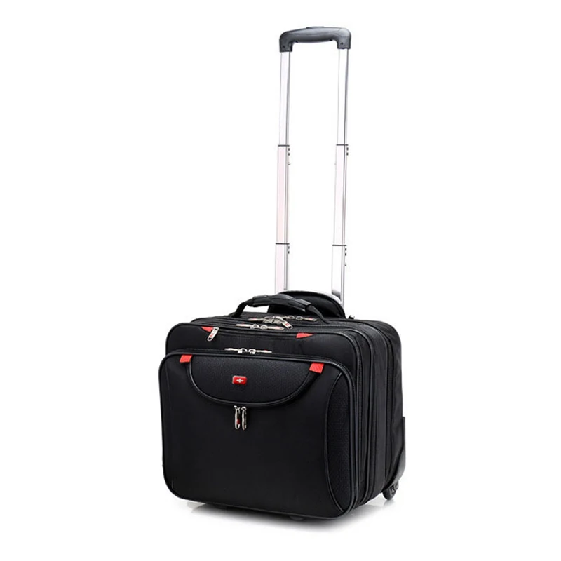 

16-inch Multifunction Oxford Cloth Travel Suitcase Laptop Business Boarding Box Carry on luggage Universal Wheels Trolley Case
