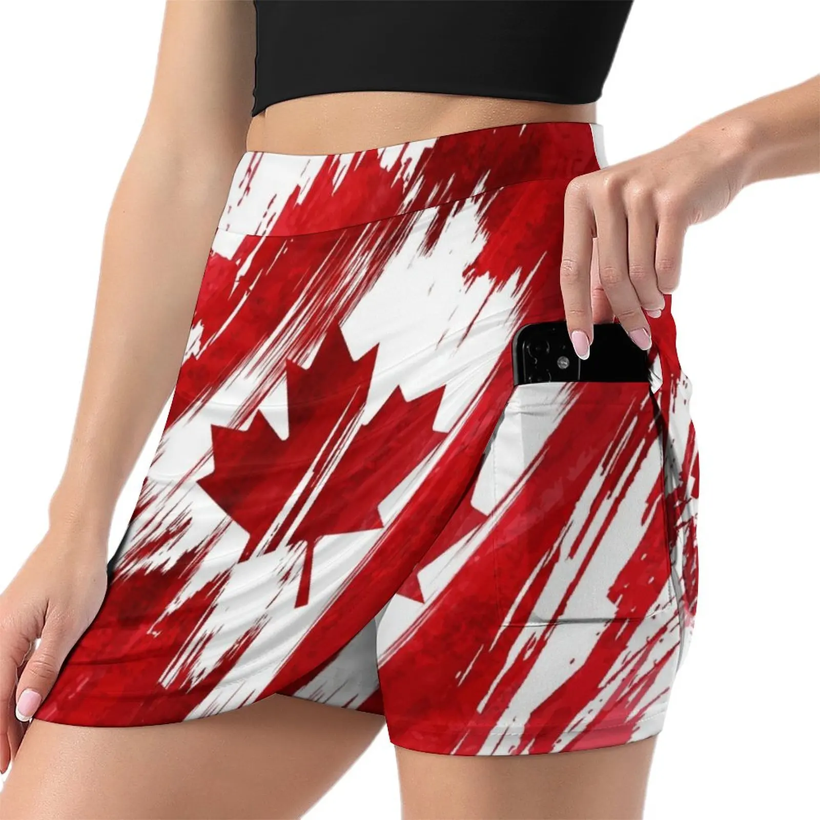 Canada Mini Skirt women's skirts trend 2025 korean style skirt girls skirt korean women's clothes