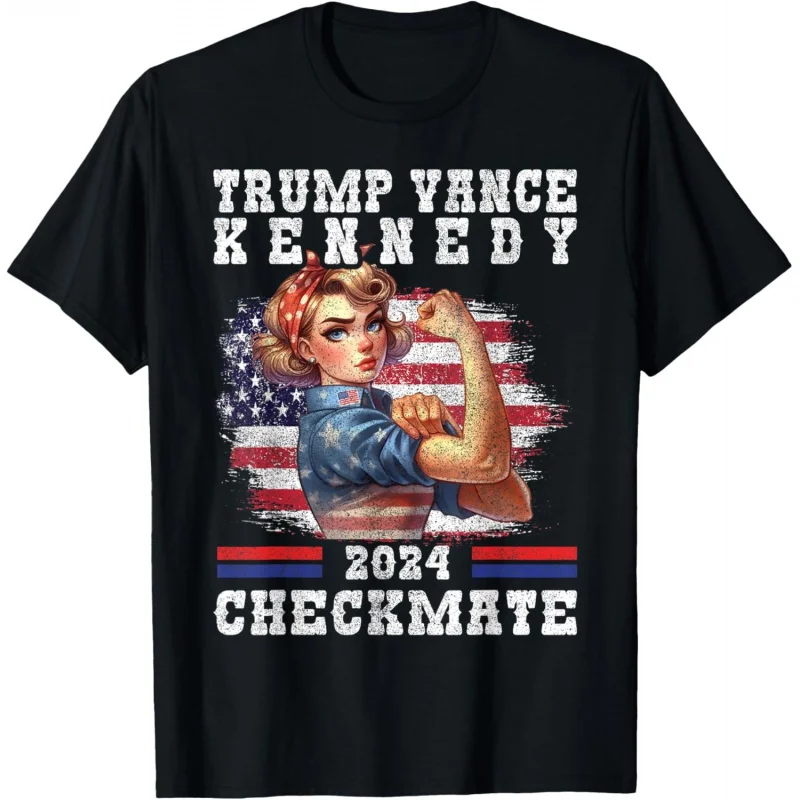 

Trump 2024 Vance Kennedy Checkmate Election Republican T-Shirt