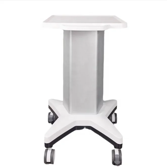 Medical Beauty Clinic Dental Oral Tools with Tray Mobile Trolley Storage Trolley