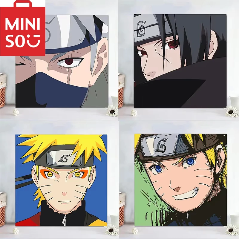 

MINISO 5D DIY Наруто мультфильм кристалл алмазная живопись пакет материалов подарок на день рождения ручная работа DIY украшение рабочего стола живопись
