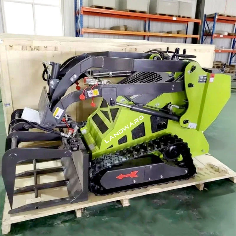 

Kubota Engine Loader Mini Skid Steer Loader EPA Multi-Purpose Mini Loader 25hp 1 ton Mini Skid Steer Loader Factory cheap Custom