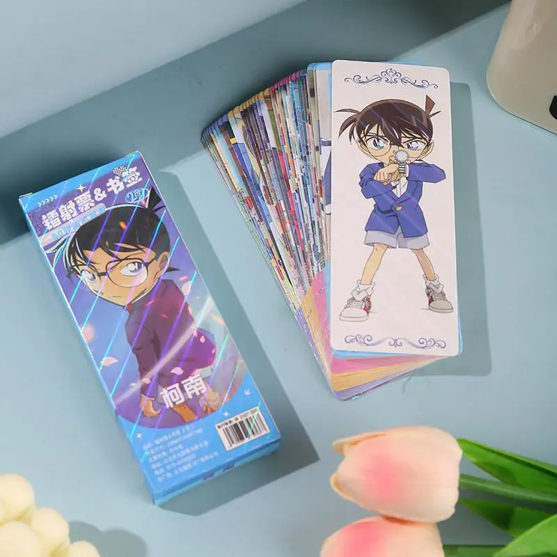 Conan Edogawa Kaitou Kid Kudou Shinichi Anime Zweidimensionale Lange Laser-Tickets Cartoon Niedliche Postkarte Studenten-Sammelgeschenk – Detail 5