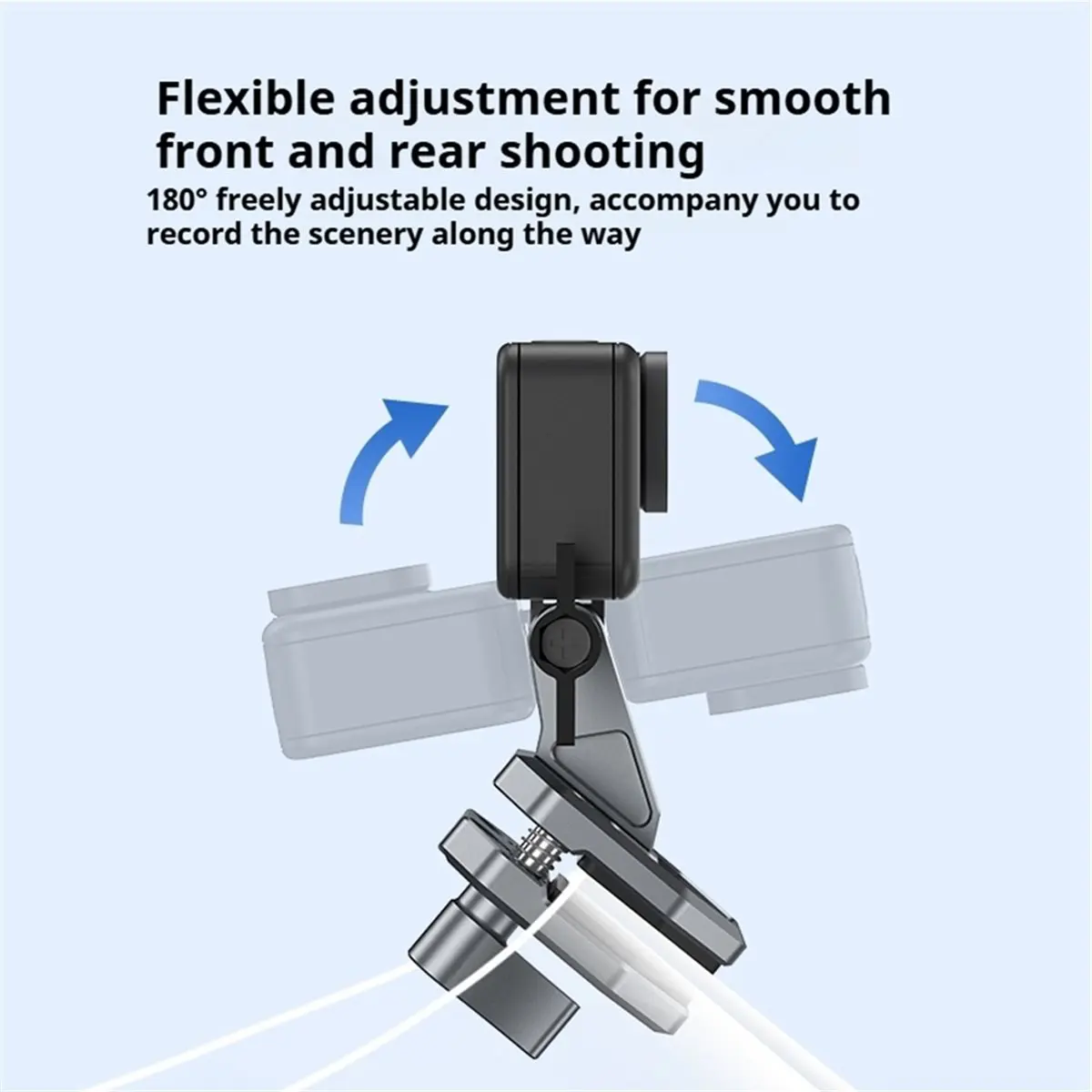 《Factory Direct》Clamp Mount Holder for 360 Motorcycle Windshield Clamp Camera POV Bracket for Cycling Photography