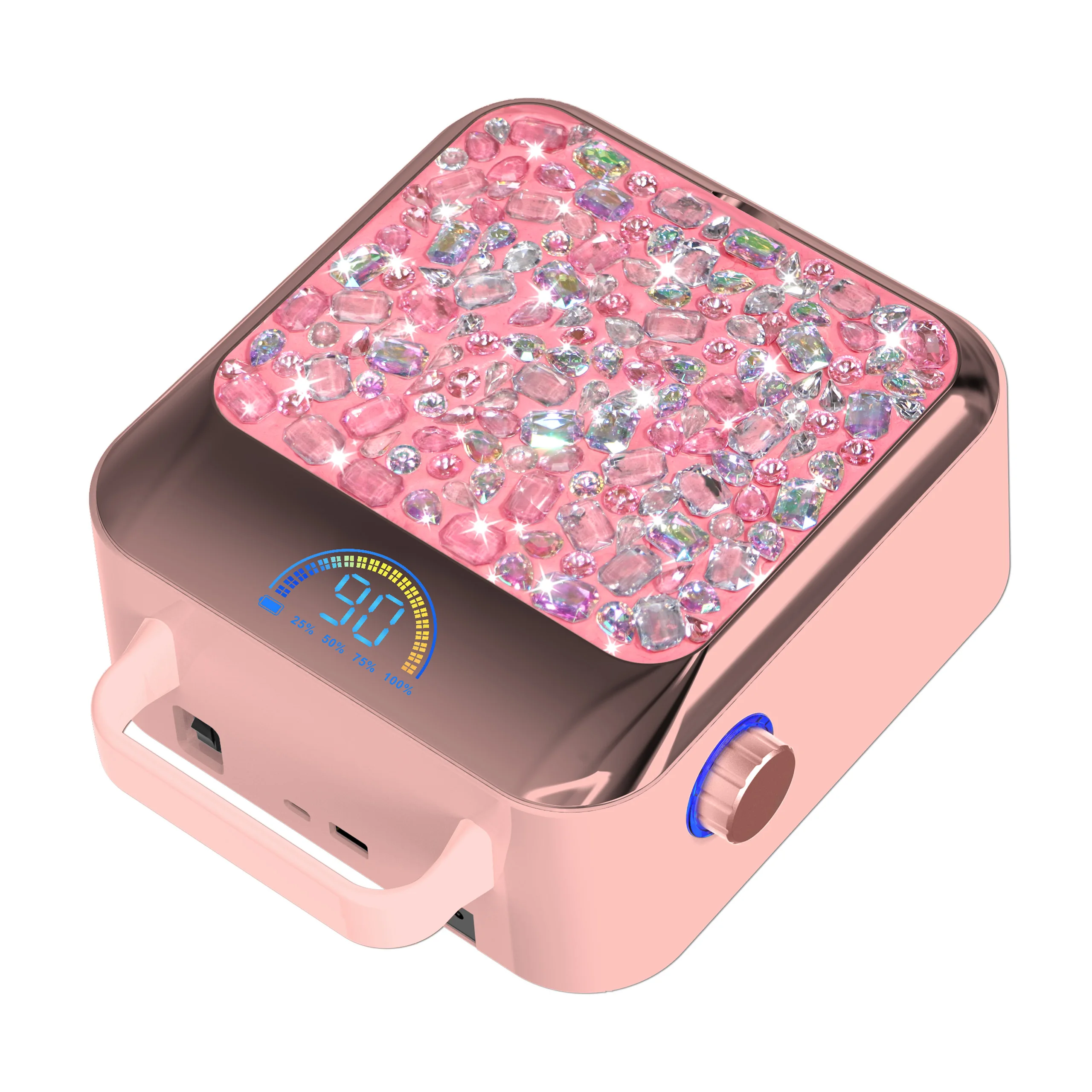 جديد قابلة للشحن الأشعة فوق البنفسجية LED مسمار مصباح 54 واط الماس مسمار مجفف هلام تلميع مصباح المهنية صالون المنزل علاج أداة