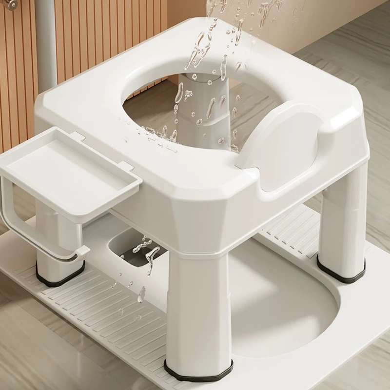 Taburete de baño portátil para hombre mayor, dormitorio, casa de familia, cocina, taburete de baño ergonómico, suelo, Villa, muebles para el hogar, Banqueta Ls40ysd