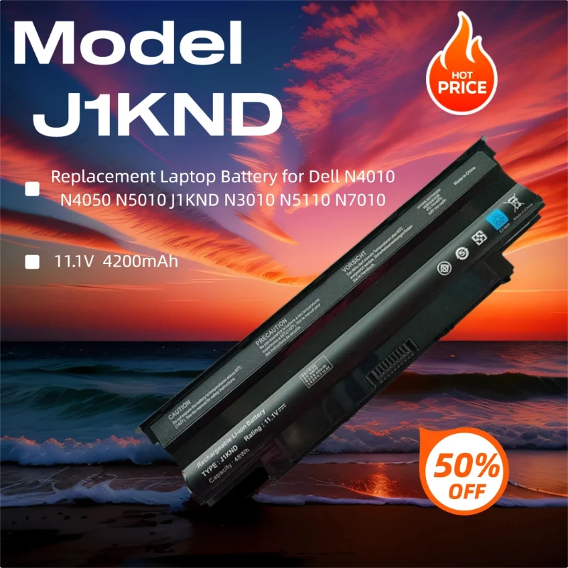 

Сменный аккумулятор для ноутбука Dell N4010 N4050 N5010 J1KND N3010 N5110 N7010