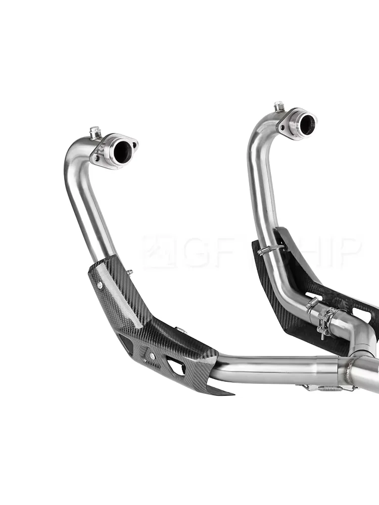 

For V 85TT V85 V 85 TT Euro5 MOTO GUZZI V85TT 2021 2022 2023 Escape Slip-on Motorcycle Exhaust Muffler Head Link Pipe Slip-on