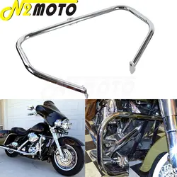 For Harley Touring Engine Guard Crash Bars Street Electra Glide FLHX FLHXS Road King FLHR Ultra Limited FLHTK FLHTKL FLHT 97-08