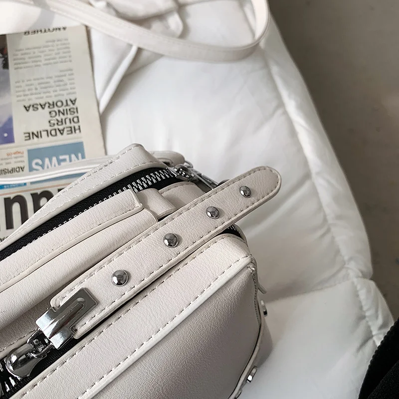 Borse da donna borsa a tracolla a tracolla per borsa a tracolla da donna stilista di alta qualità Flap borse da donna con rivetti borse di lusso