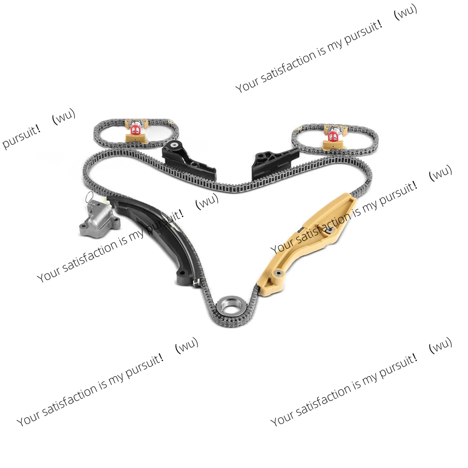 Timing Chain Kit for Ford 3.7L Engine with Tensioner and Guide