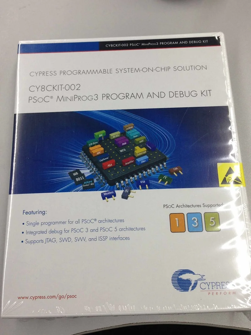 CY8CKIT-002 ПРОГРАММАТОРЫ-процессор PSoC Miniprog3 для PSoC 1, 3, 5, 6, 2 заказа