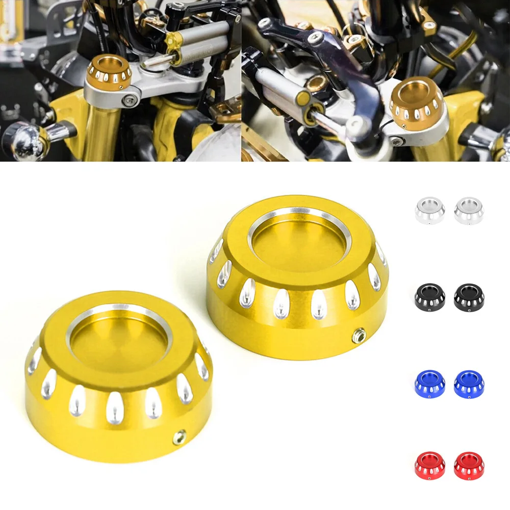 

Motorcycle 3D Carving Modification Front Fork Top Cover Cap For Honda Monkey 125 Dax 125 Grom 125 MSX125 MSX125SF All years