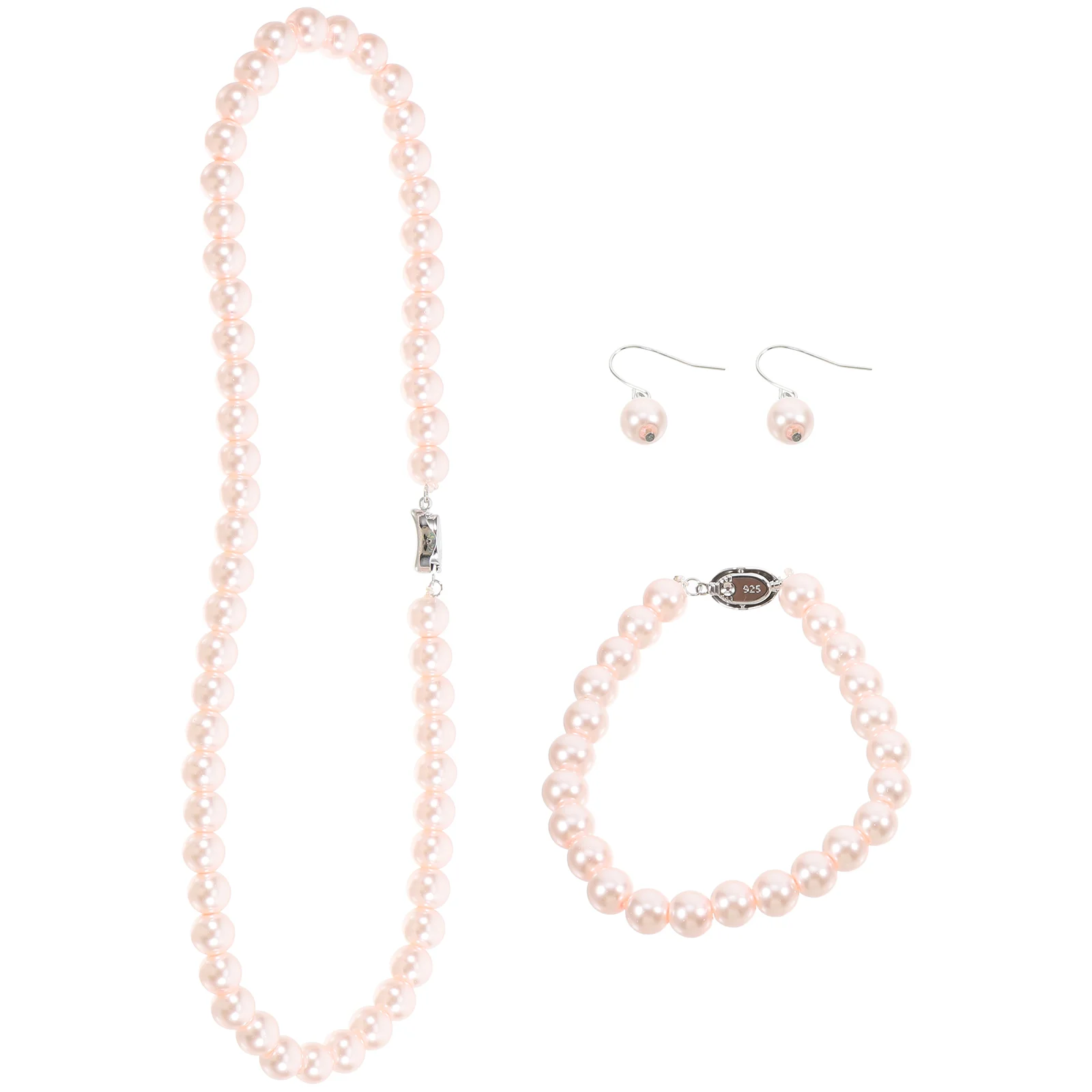 

Shell Pearls Jewelry Set Theme Necklace Decorate Gift Natural Pearls; Copper White Gold Plated Yuanbao Knot Party Women's