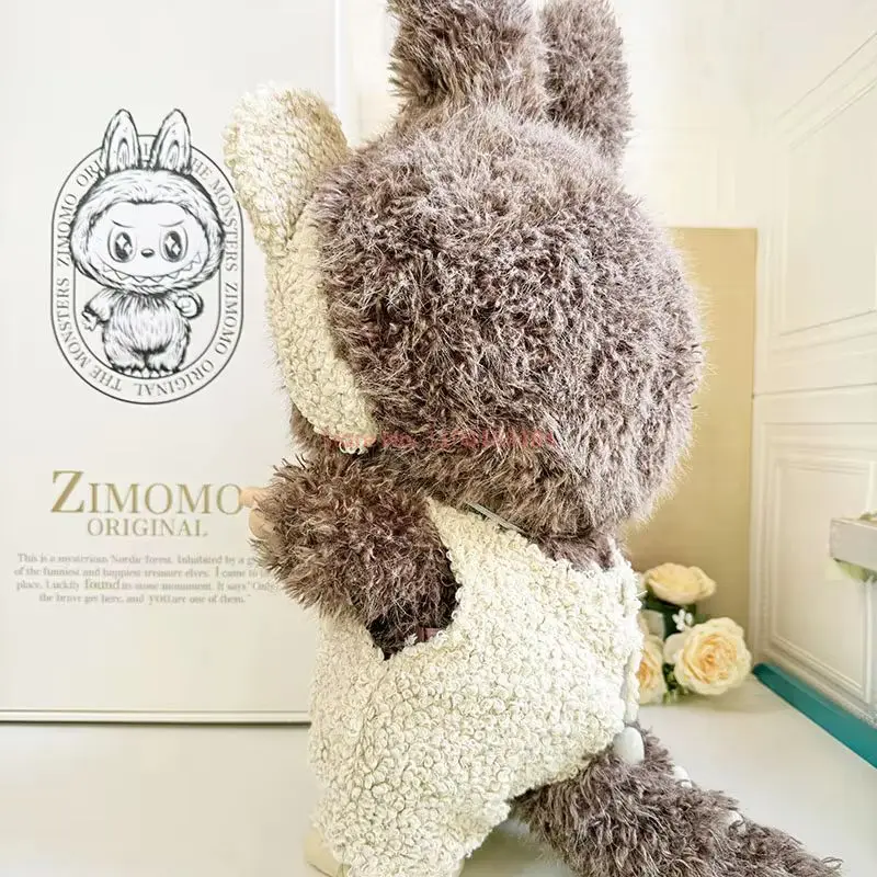 เสื้อผ้าสําหรับ 58 ซม.Labubu Zimomo ตุ๊กตาอุปกรณ์เสริมผู้นําไวนิล Onesie ชุดยักษ์ตุ๊กตาสัตว์ Jumpsuit เครื่องแต่งกายน่ารักไม่มีตุ๊กตา