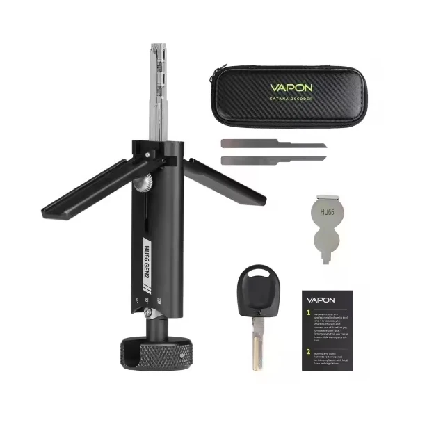 

Original VAPON Locksmith Tool Katana Decoder HU66 Gen2 Auto Pick and Decoder Lockpick Tool