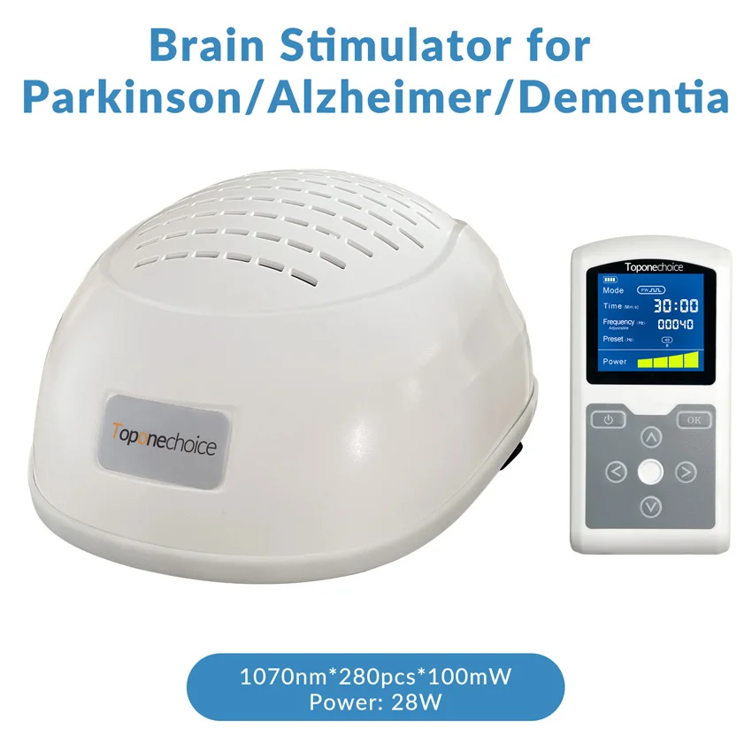 

1070nm Transcranial Photobiomodulation Led Near Infrared Light Therapy Helmet For Parkinson Alzheimer Depression Anxiety