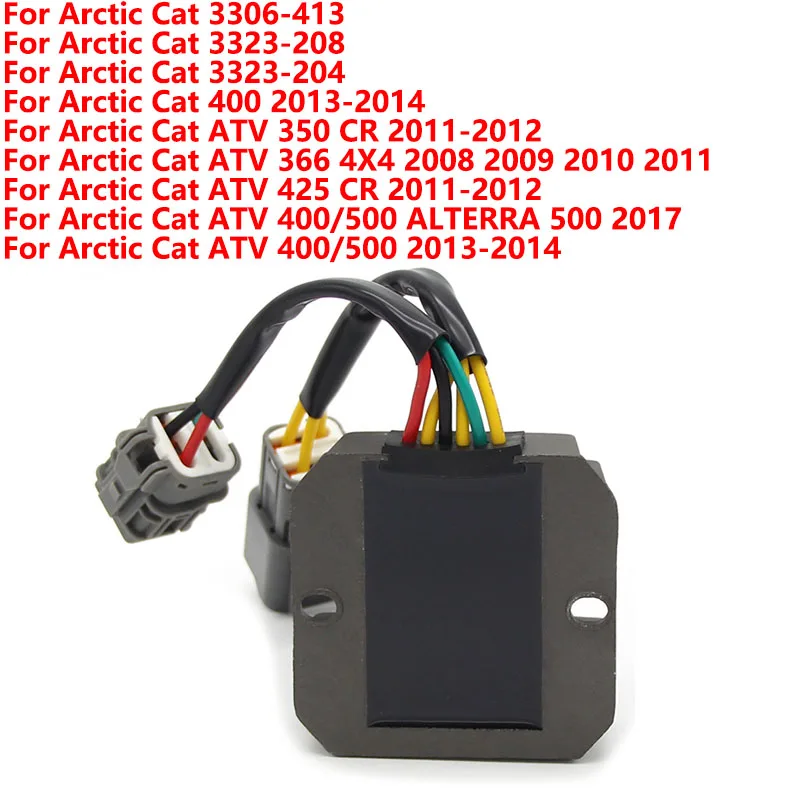 

Voltage Regulator Rectifier For Arctic Cat 3306-413 3323-208 3323-204 ATV 350 366 425 400/500 ALTERRA CR 4X4 Motor Accessories