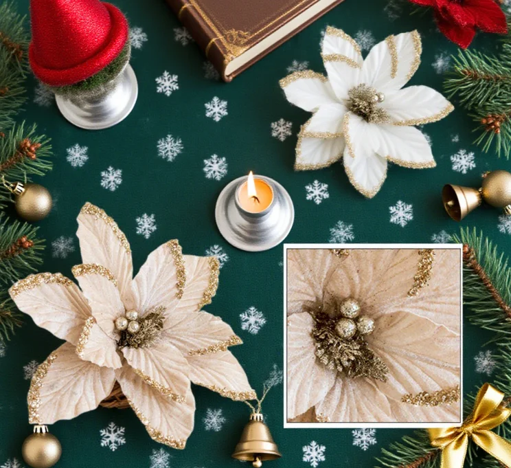 

2PCS 30cm Christmas Decoration Ornament Christmas Tree Decoration Accessories Christmas Crafts Supplies Christmas Decorations
