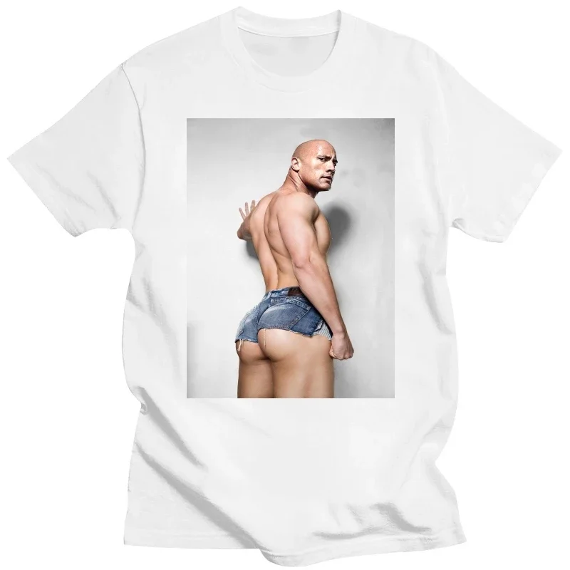 Dwayne Johnson Rock Hard Bottom Tshirt Funny Graphic Tshirts Women Men Summer Short-sleev Tops Casual O-neck Tee Camisetas