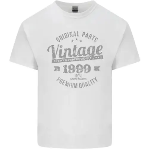 Vintage Year 25th Birthday 1999 Mens Cotton T-Shirt Tee Top