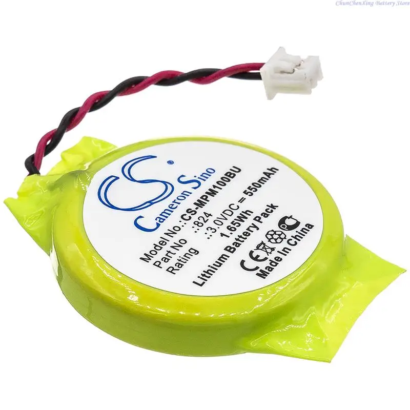 Cameron Sino 550mAh CMOS/batería de respaldo para VeriFone VX600BT, VX600 Bluetooth, MPM-100, para Motorola MPM-100, MPM100