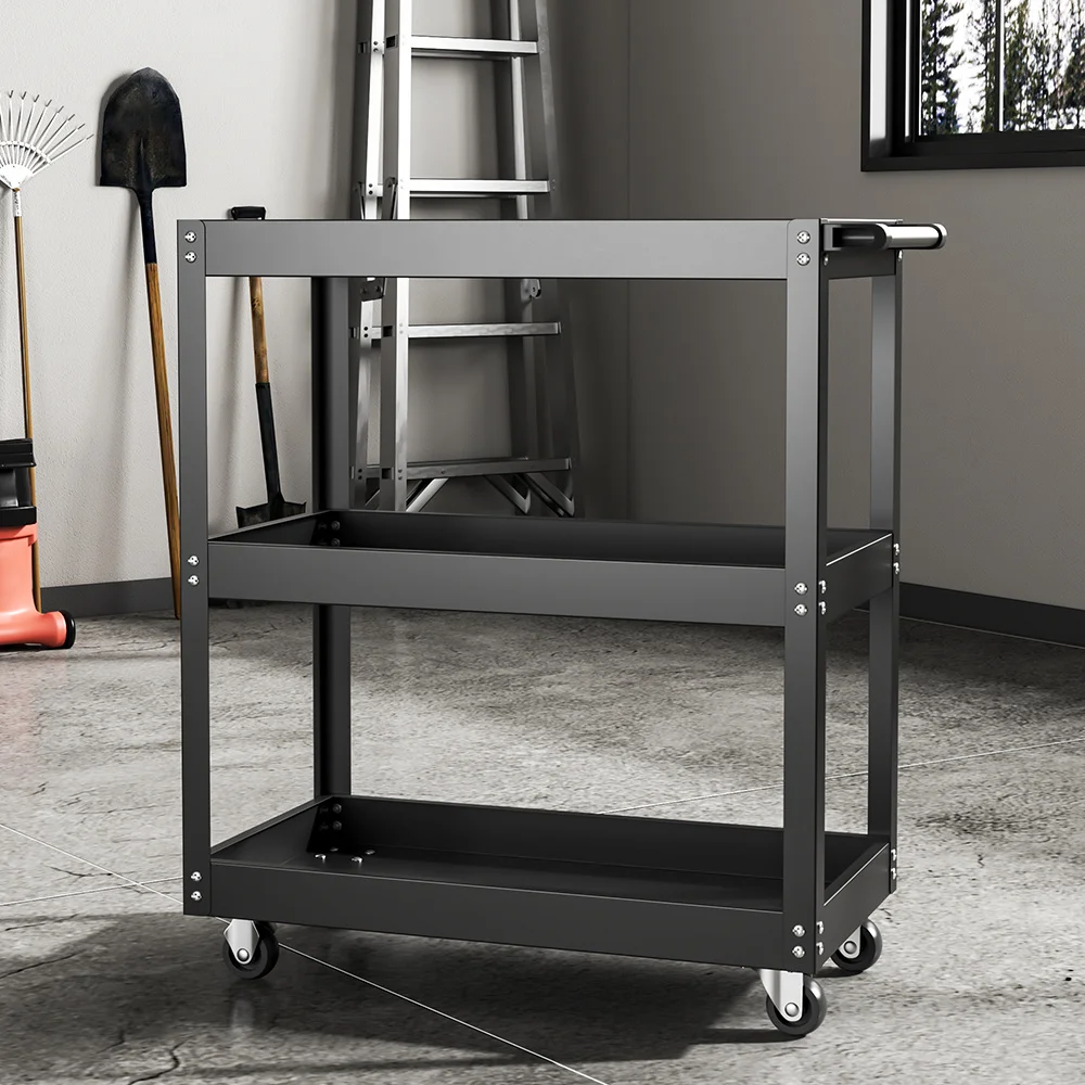 Livingandhome 3 Tier Rolling Tool Cart Storage Organizer