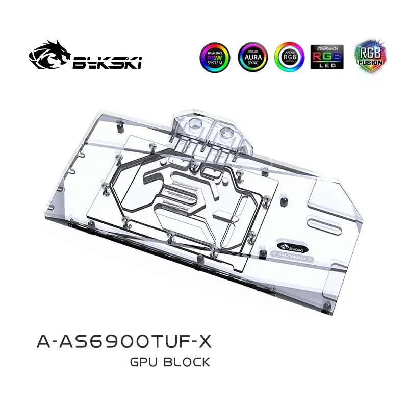 Bykski GPU Wasser Block Für ASUS TUF RX6900XT RX6800XT O16G GAMING/ROG SIRIX LC RX6800XT GAMING/TUF RX6800 016G GAMING Video Karte