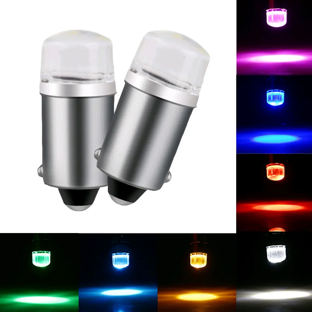 2Pcs BA9S T4W Led Bulb T2W T3W H5W Car light bulb 2 LED 2835 SMD 12913 12910 12929 LED Indicator Bulb License Plate Bulb DC 12V