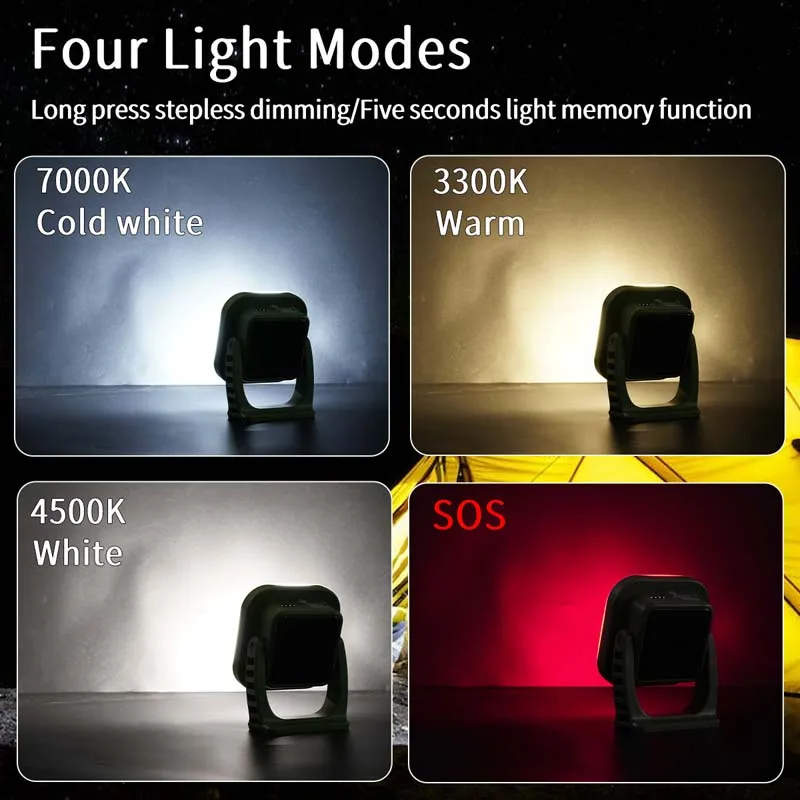 MOSLIGHTING 9000mAh Camping Lantern Flashlight Solar Camping Light USB Fast Rechargeable Bulb Outdoor Tent Lamp Emergency Lights