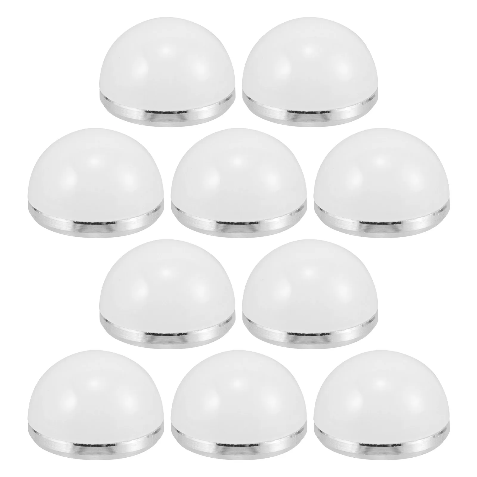 

10 шт. светодиодных ламп-шаров с полусферическими плафонами, мягкие зеркальные рассеиватели, замена для спальни и гостиной