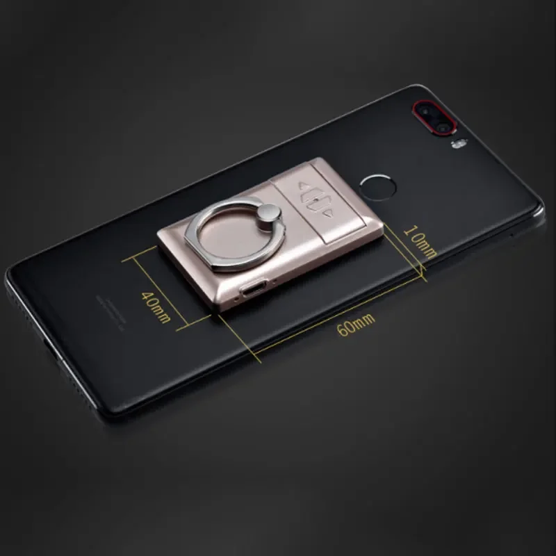 Multifunktions Wiederverwendbare Telefon Finger Ring Leichter 3m Aufkleber Wiederaufladbare Kreative Handy Ständer Halterung USB Zigarette Leichter