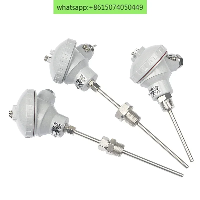 High temperature pt100 temperature sensor wzp-pt100 thermal resistance probe integrated temperature transmitter 4-20ma