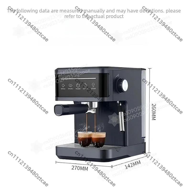 Coffee Espresso Machine 20Bar High Pressure Extraction Concentrated Milk Foam Household